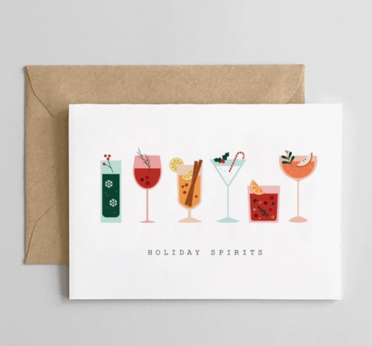 Greeting Card: Holiday Spirits