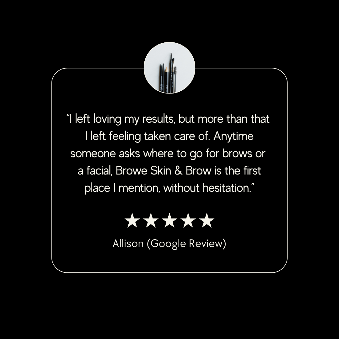 five star rating brow design service auburn hills michigan esthetician