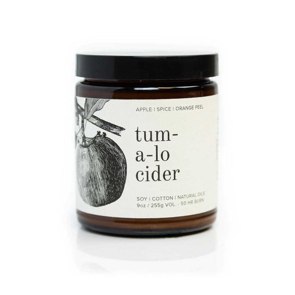 Tumalo Cider Candle by Broken Top Brands - 9 oz soy candle, 50 hour burn time