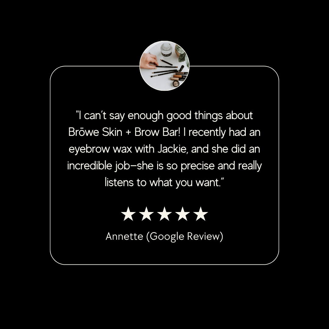 five star rating brow design service auburn hills michigan esthetician