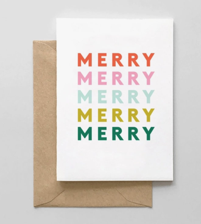 Greeting Card: Merry